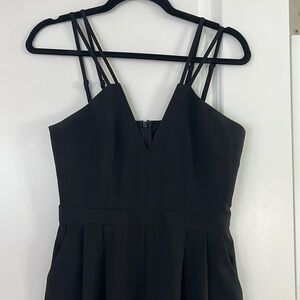 Wide leg midi jumpsuit